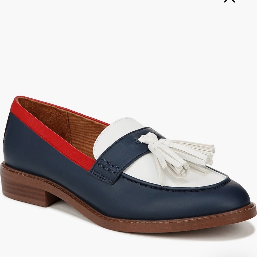 Franco Sarto Carolyn Low Tassel Loafer Women’s Size 7W Wide